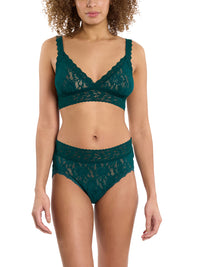 Signature Lace® Crossover Bralette  Mountain Green Sale