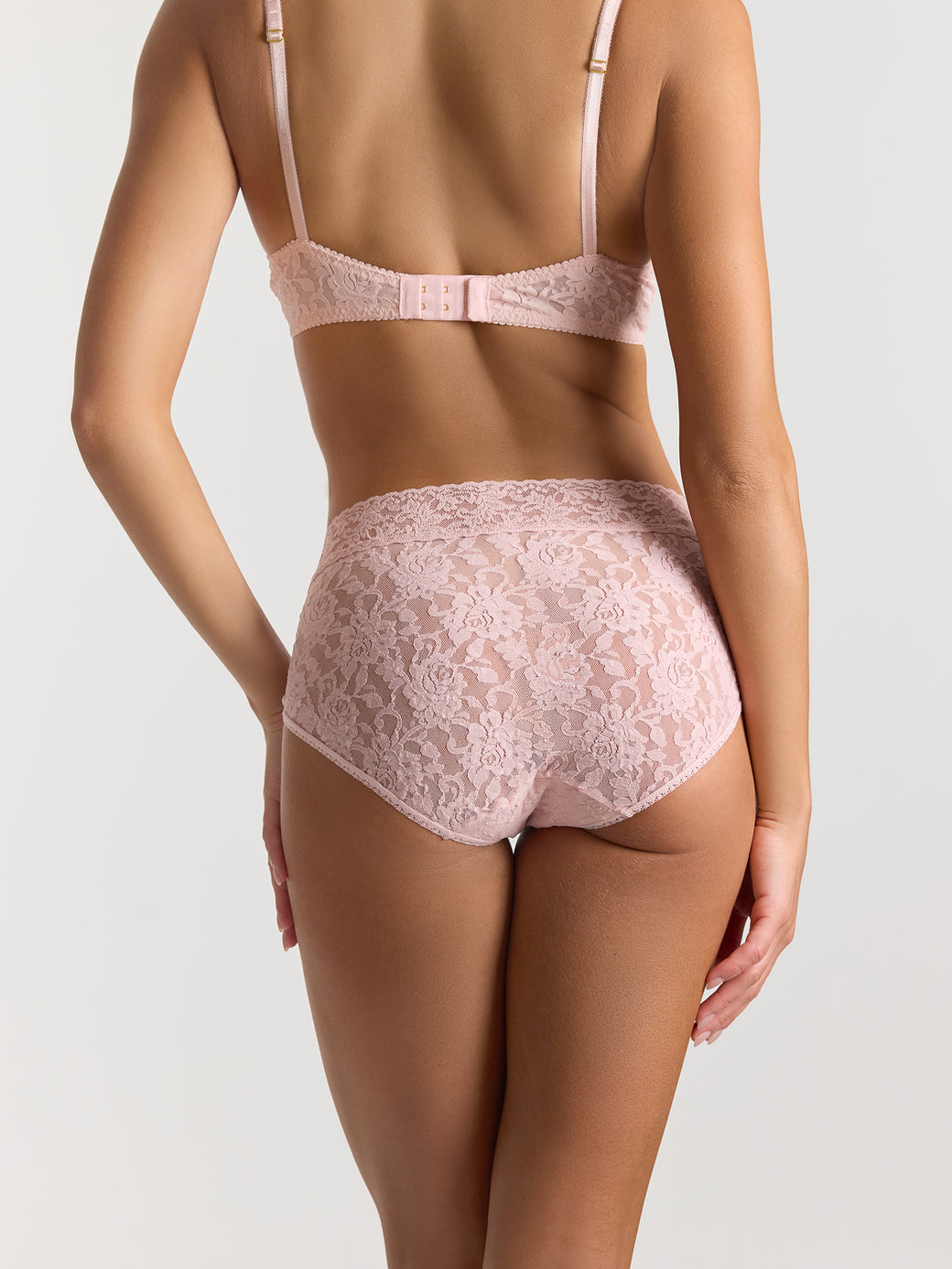 Signature Lace® French Brief Blushing Rose
