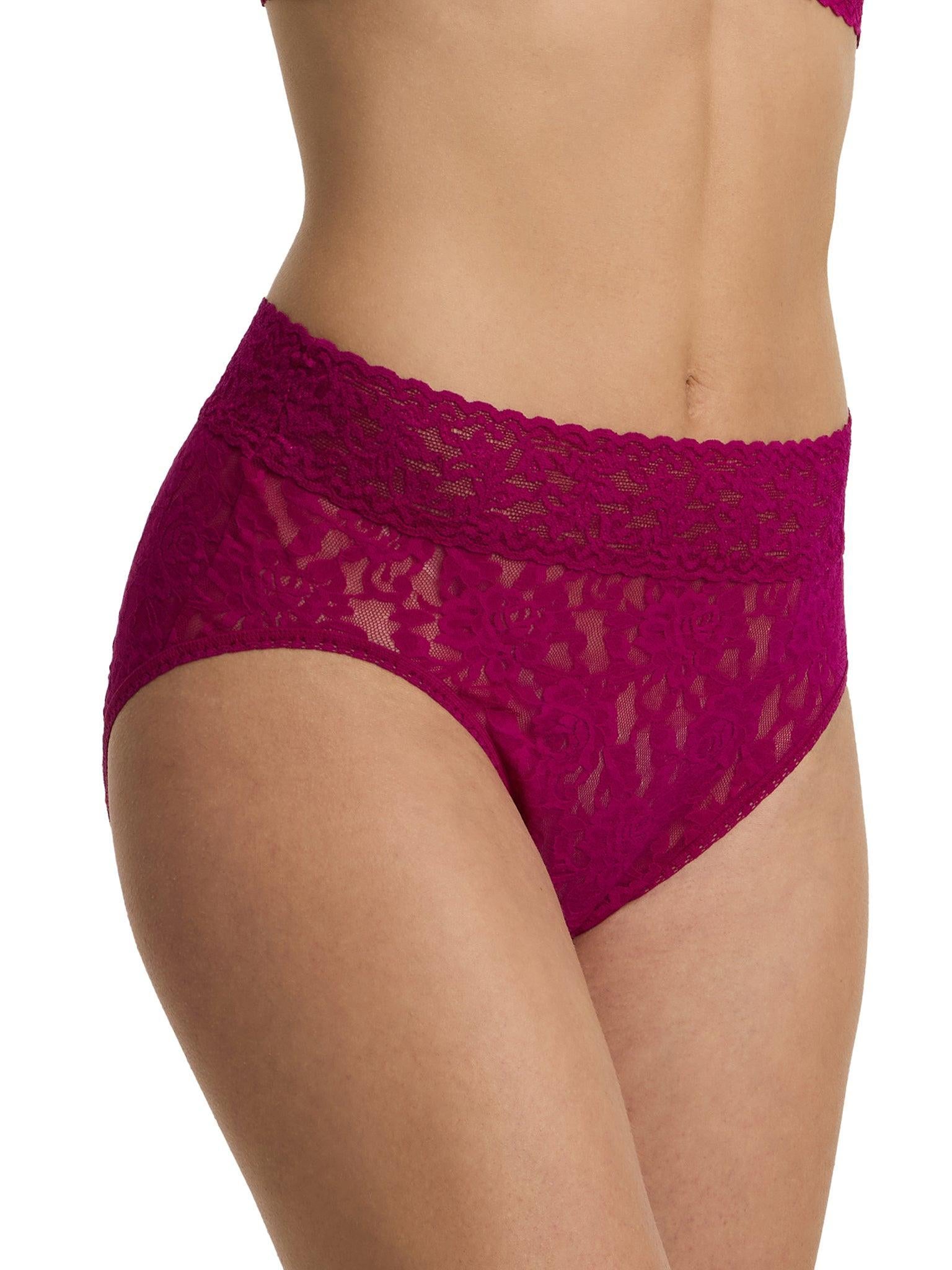 Signature Lace® French Brief From The Vine Red