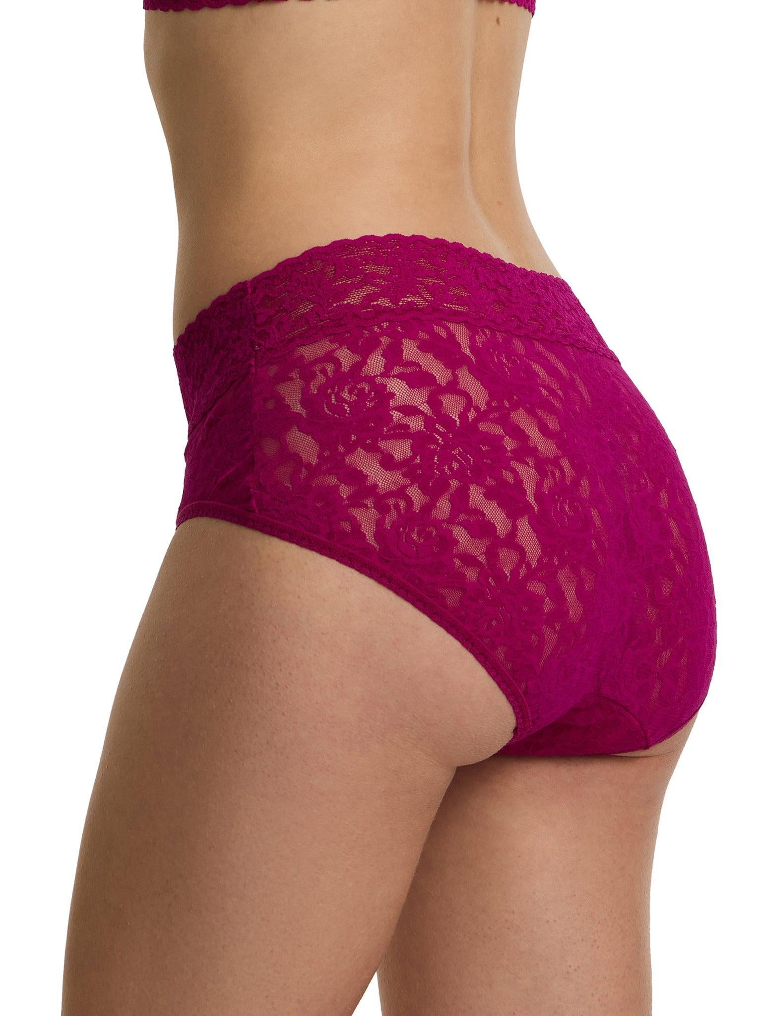 Signature Lace® French Brief From The Vine Red