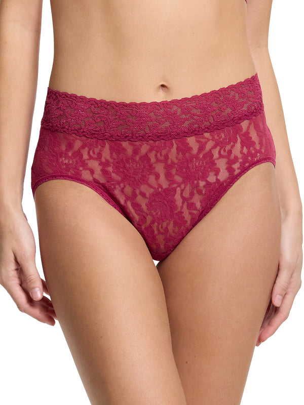 Signature Lace® French Brief Merlot Red Sale