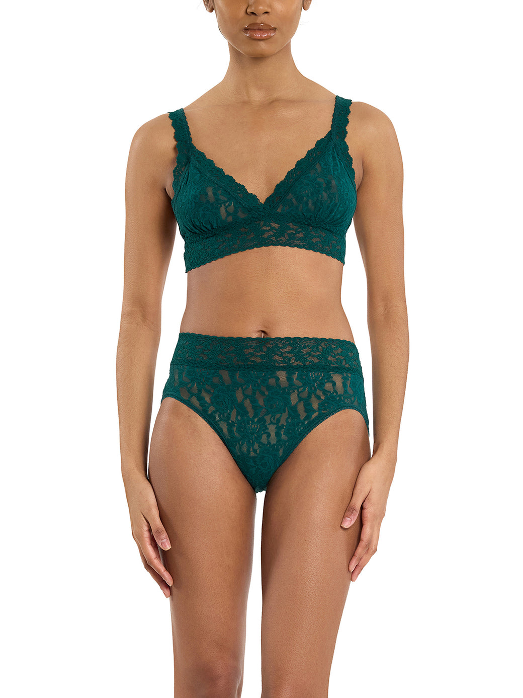 Signature Lace® French Brief Mountain Green Sale