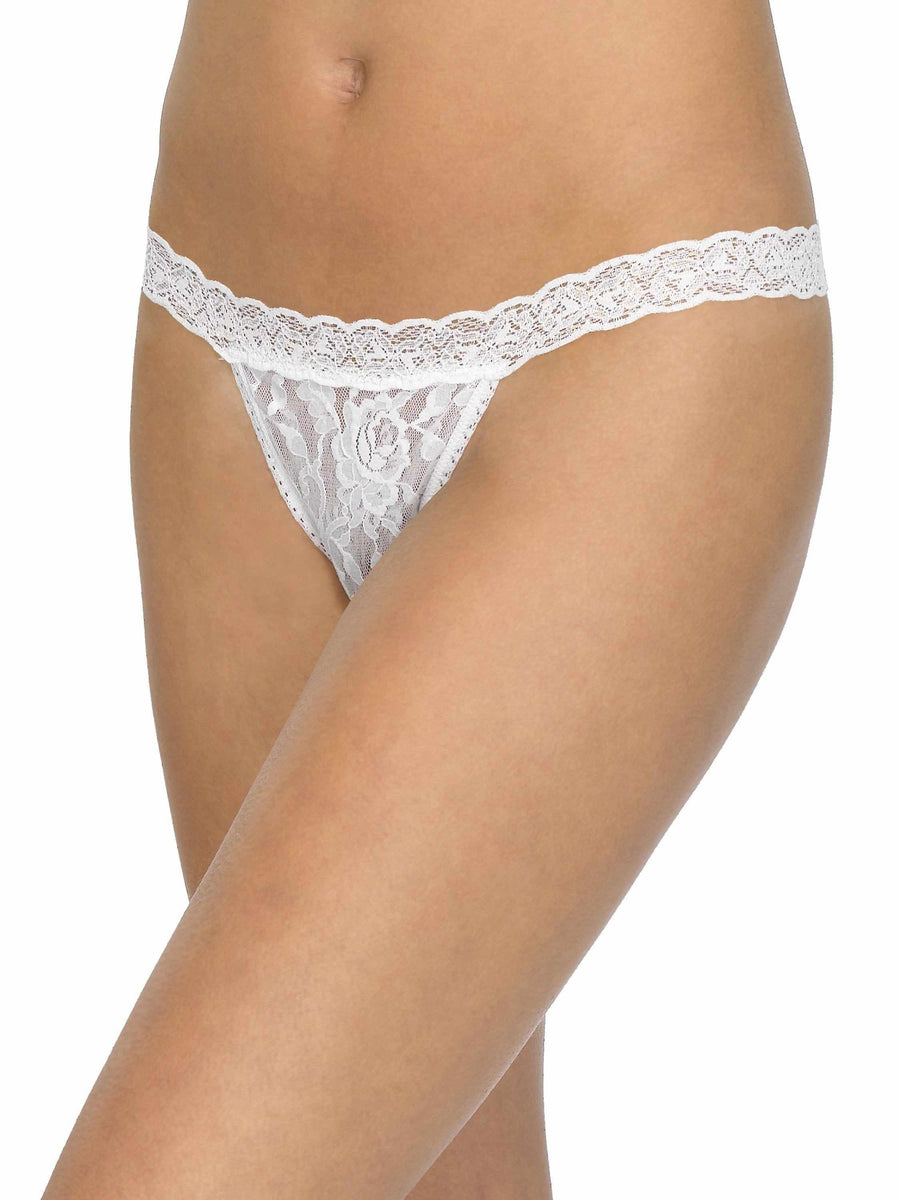 Signature Lace® G-String White Sale