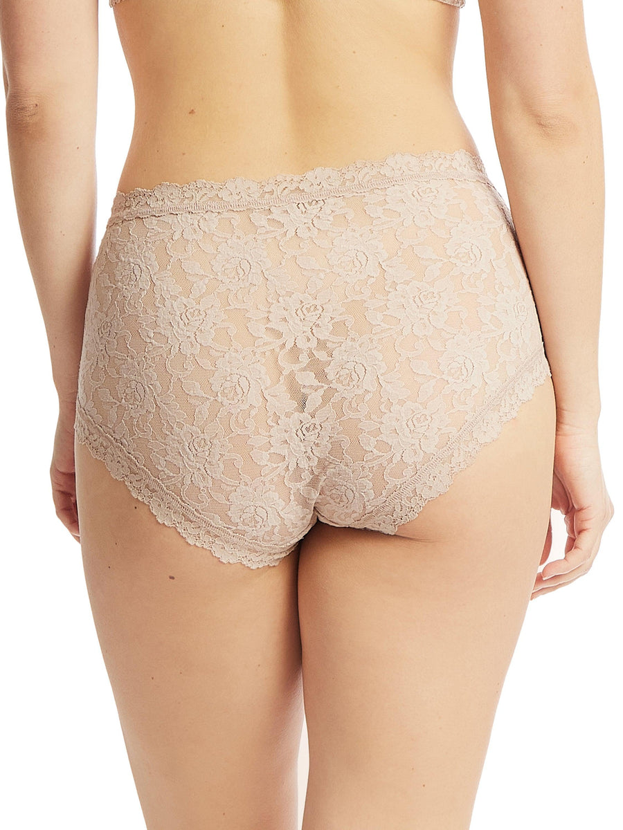 Chai Signature Lace® High Rise Boyshort - Back View On Model | Hanky Panky