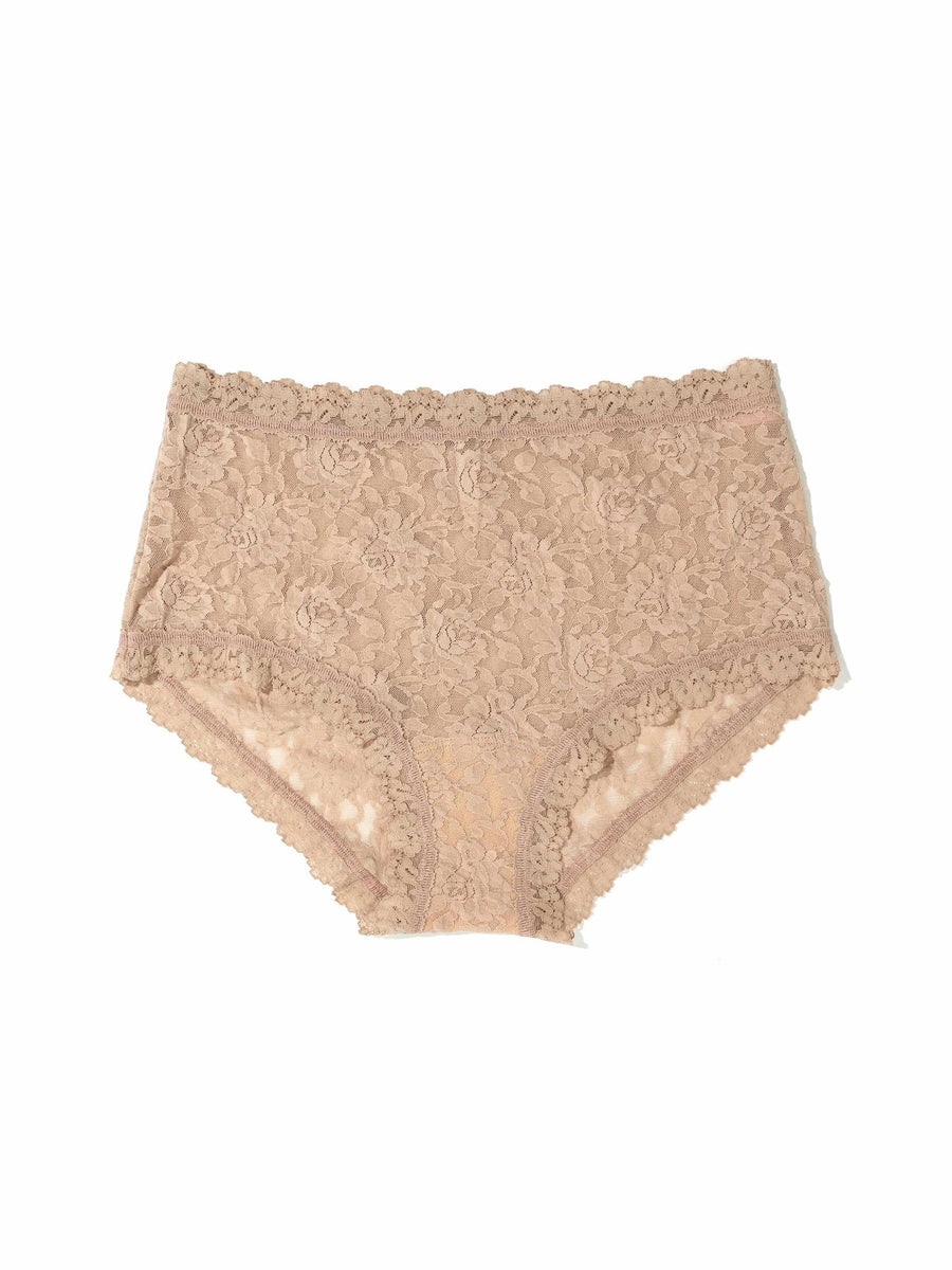 Chai Signature Lace® High Rise Boyshort - Flat Lay Front | Hanky Panky