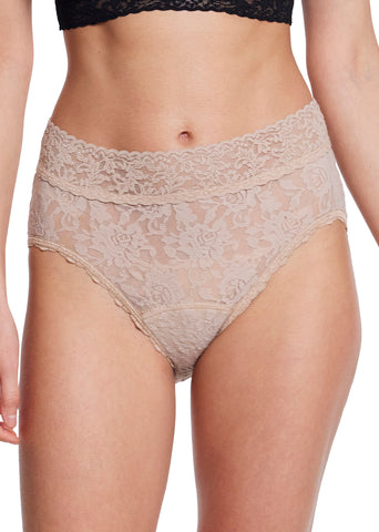 Chai Signature Lace® Leakproof French Brief - Front View On Model | Hanky Panky