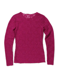 Signature Lace® Long Sleeve Top From The Vine Red