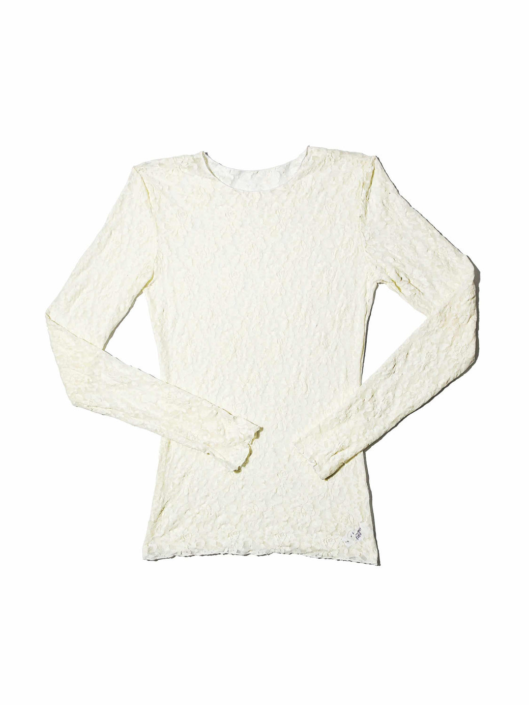 Signature Lace® Long Sleeve Top Marshmallow