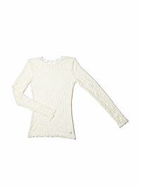 Signature Lace® Long Sleeve Top Marshmallow