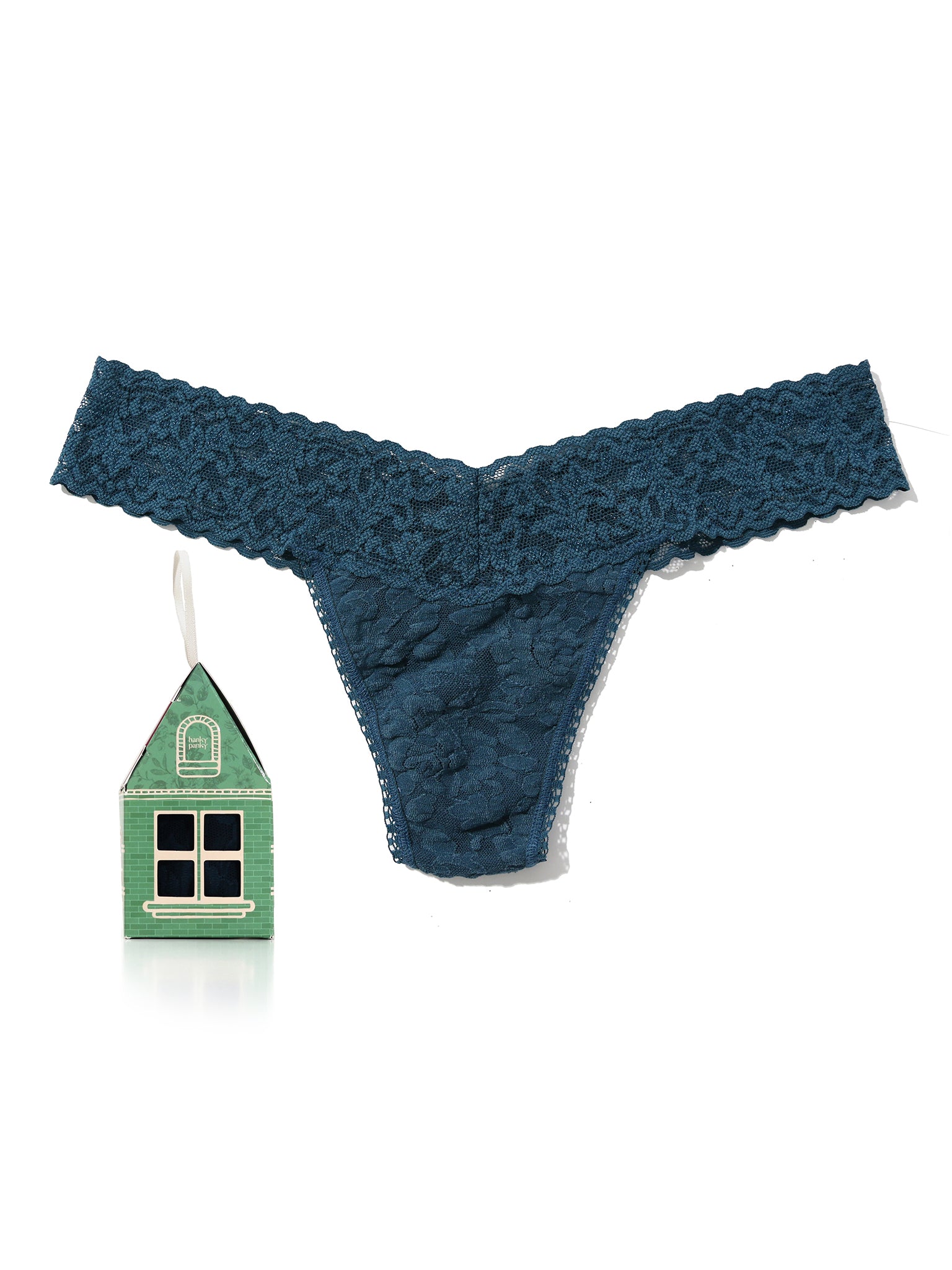 4911® Signature Lace® Low Rise Gingerbread House Deep Waters Blue