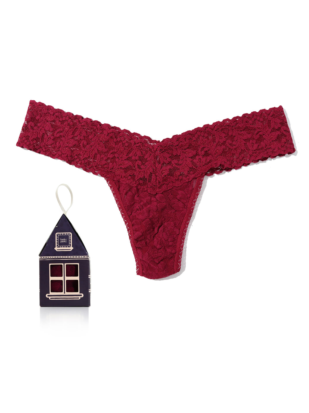 4911® Signature Lace® Low Rise Gingerbread House Pack Dark Pomegranate Red