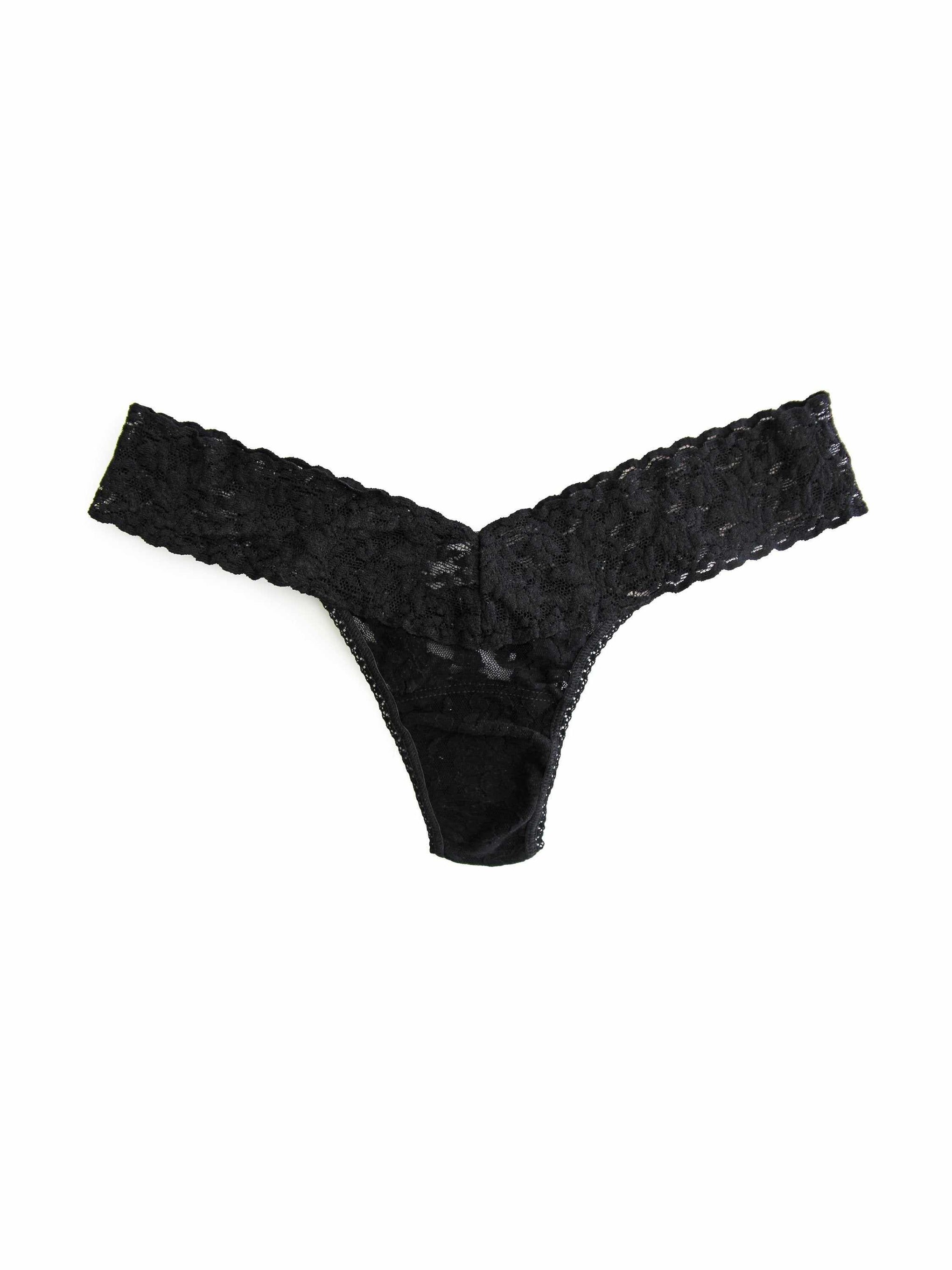 3 Pack Signature Lace® Original Rise Thongs In Pink Printed Box Sale 3 Pack Signature Lace® Original Rise Thongs In Pink Printed Box Sale