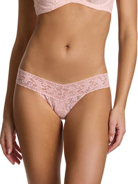 4911® Signature Lace® Low Rise Thong Blushing Rose - Black Friday Sale