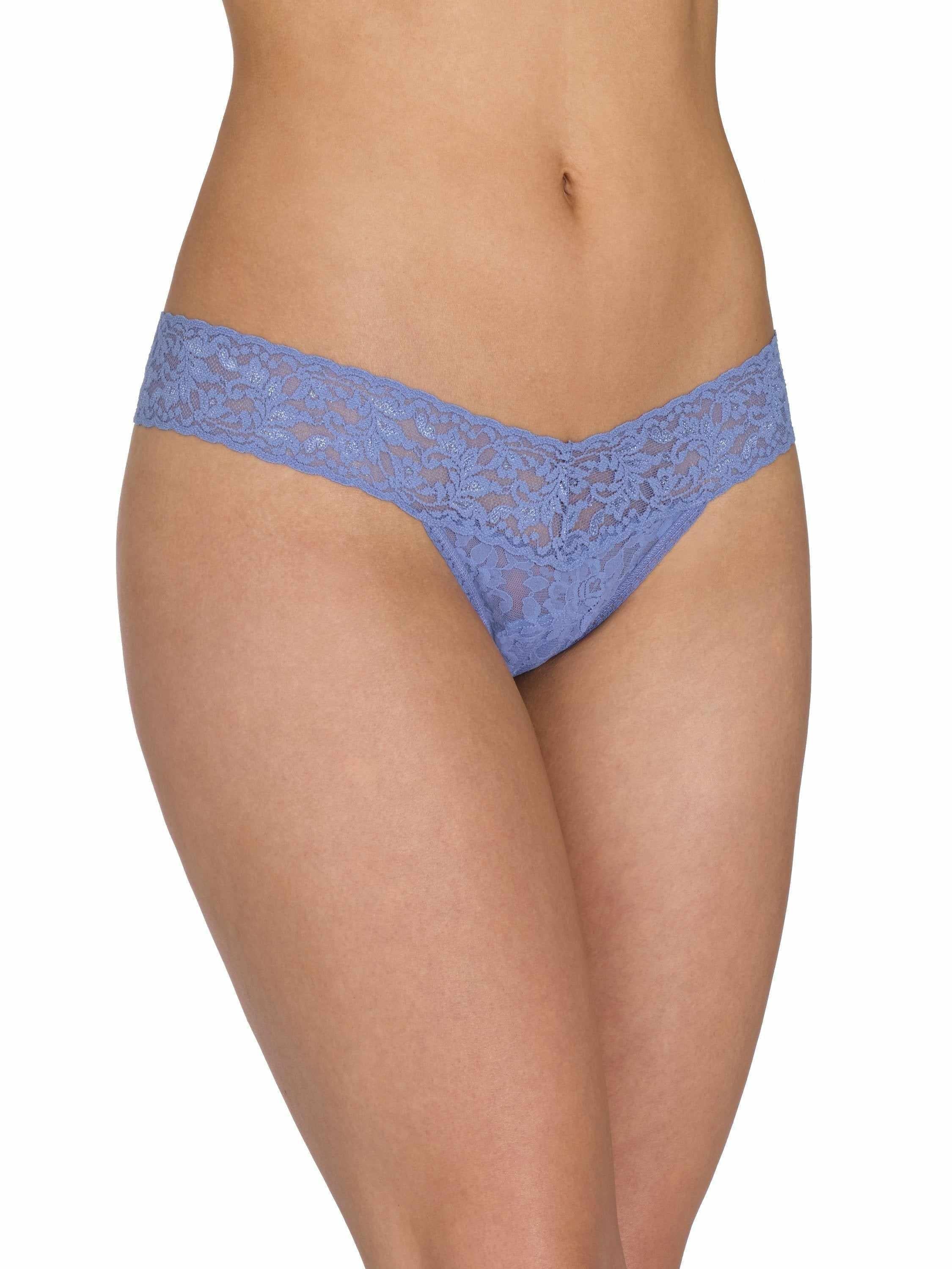 Signature Lace® Low Rise Thong Chambray
