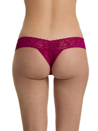 4911® Signature Lace® Low Rise Thong From The Vine Red