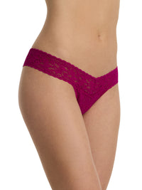 4911® Signature Lace® Low Rise Thong From The Vine Red