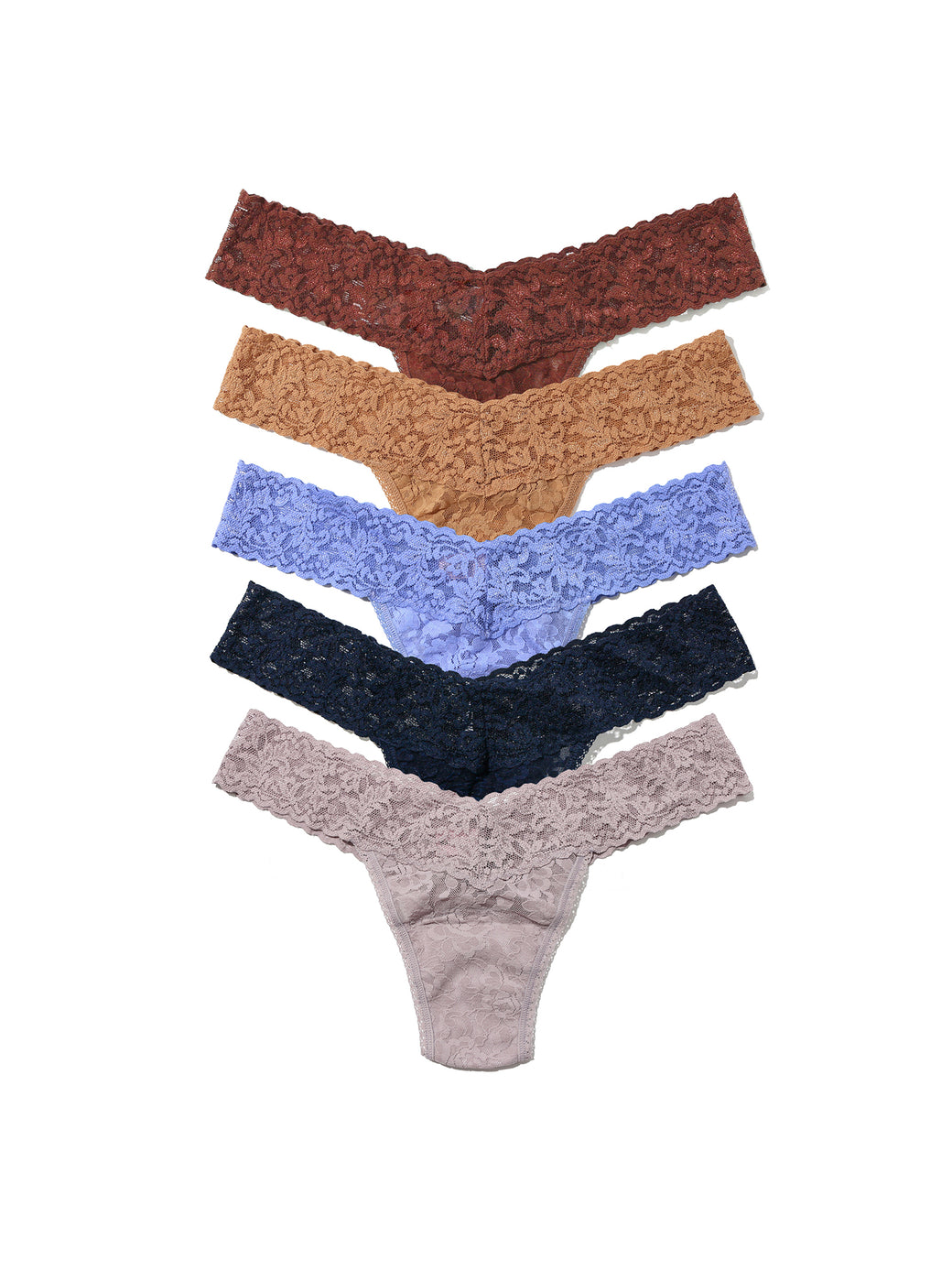 Signature Lace® Low Rise Thong Holiday 5 Pack Cracker Sale