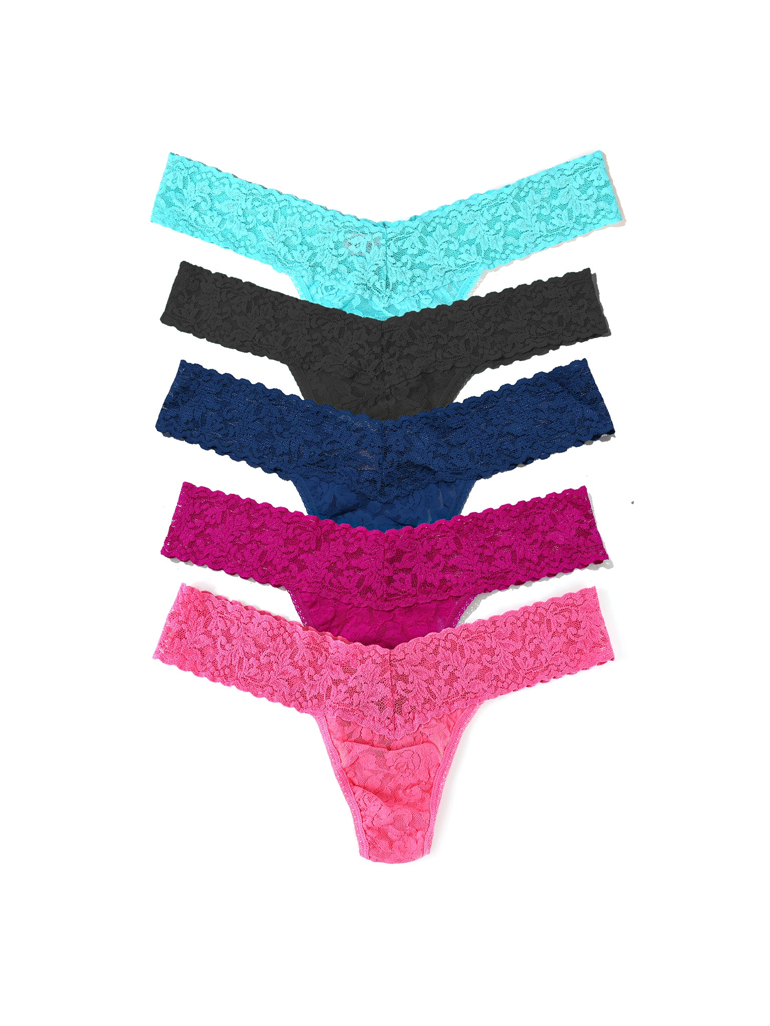 4911® Signature Lace® Low Rise Thong Holiday 5 Pack Cracker