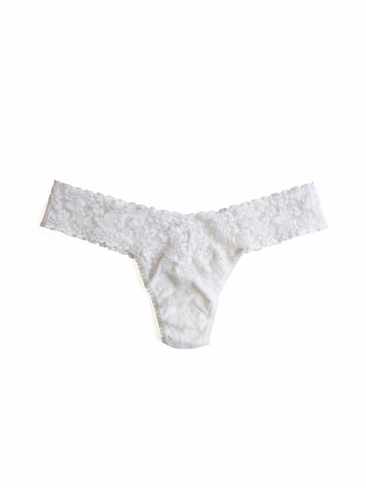 Signature Lace® Low Rise Thong Marshmallow