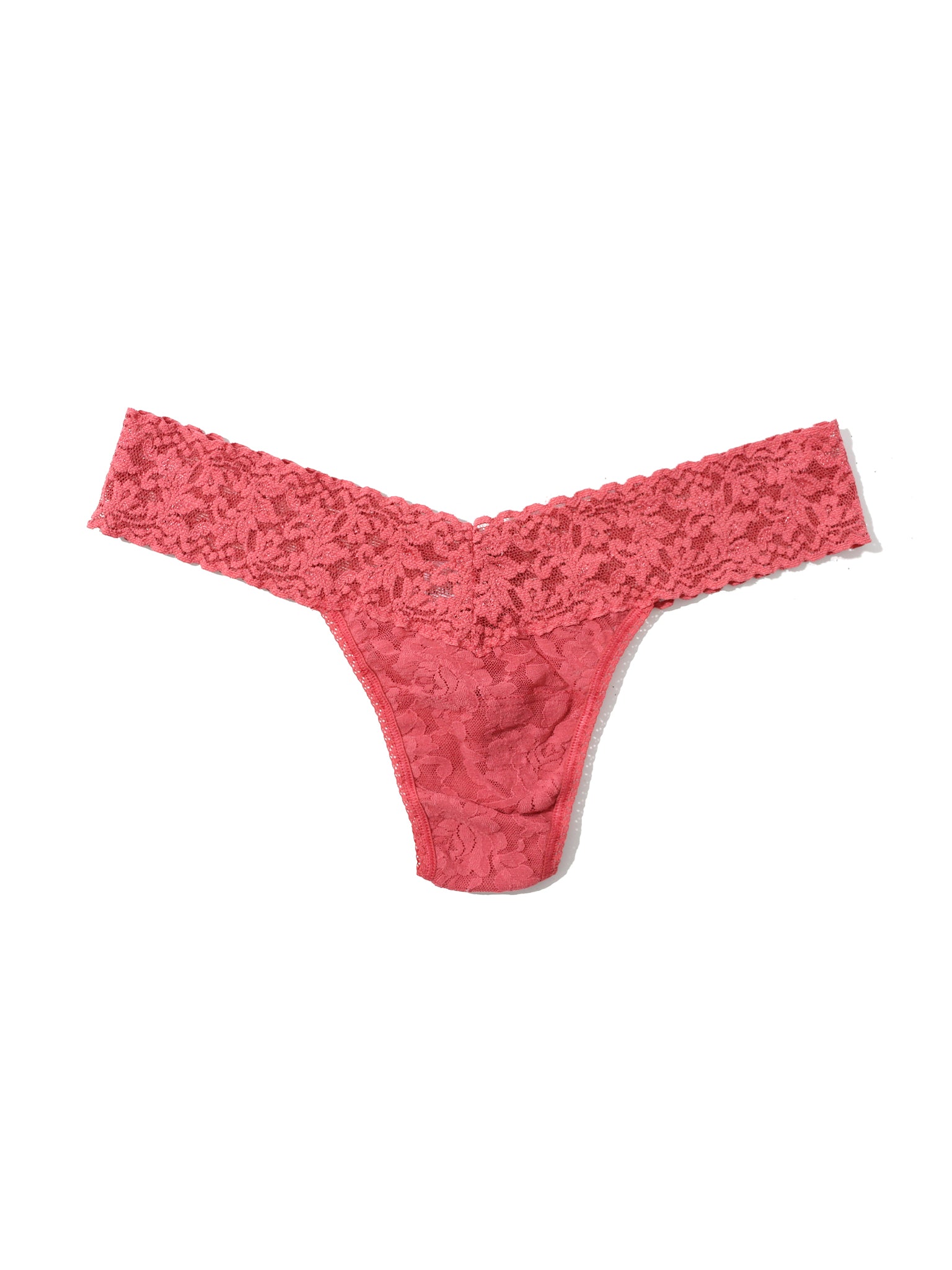 4911® Signature Lace® Low Rise Thong Naples Red