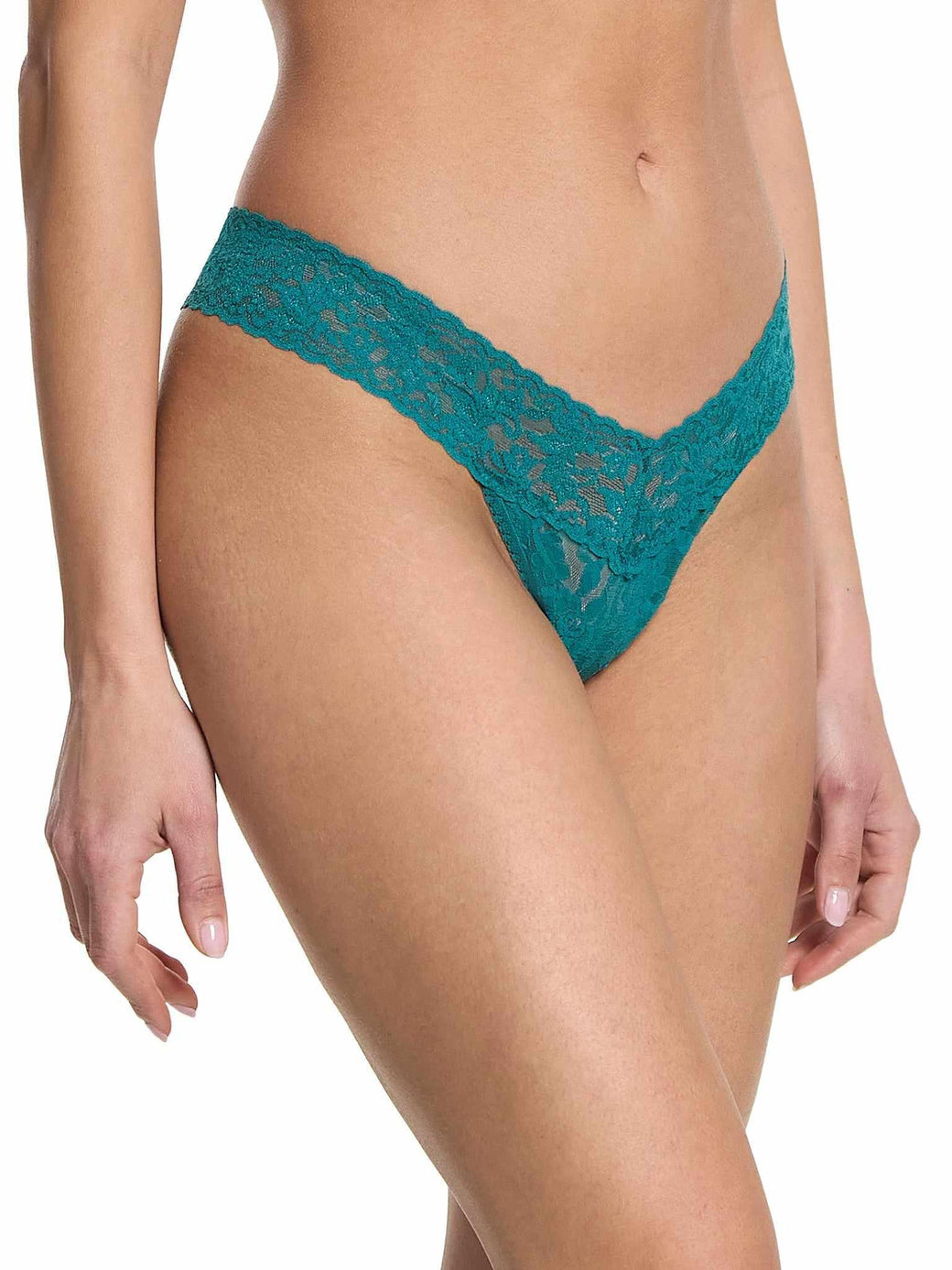 4911® Signature Lace® Low Rise Thong Northern Lights Green