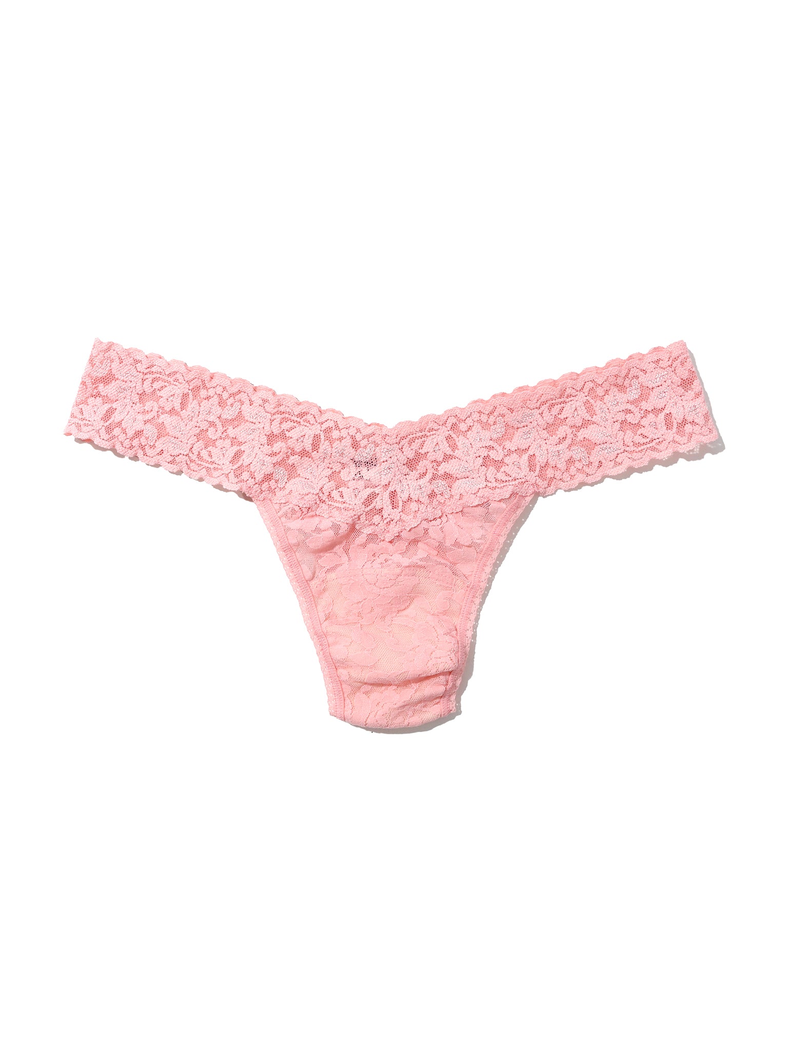 4911® Signature Lace® Low Rise Thong Pretty In Peach Pink