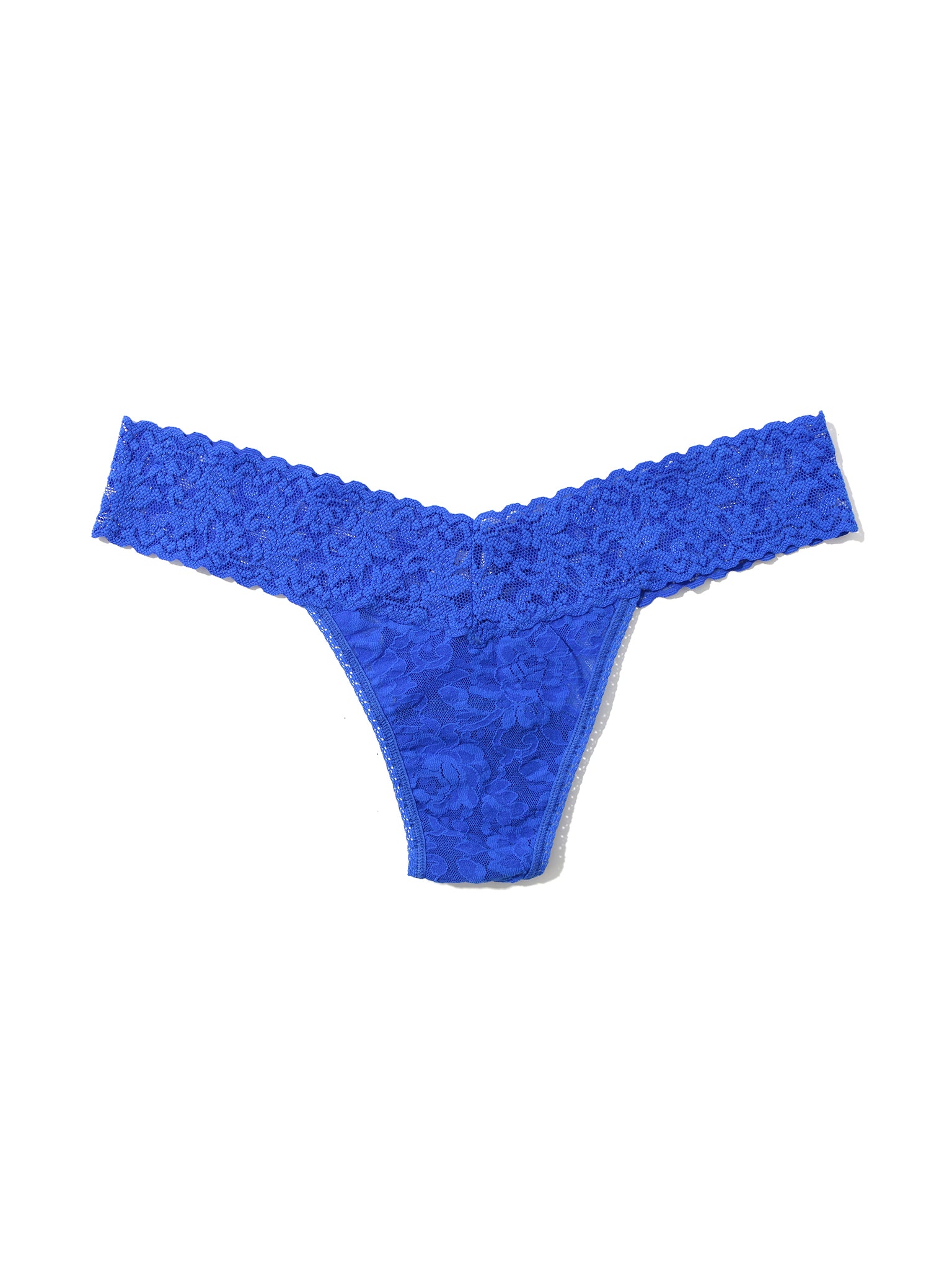 4911® Signature Lace® Low Rise Thong Sapphire