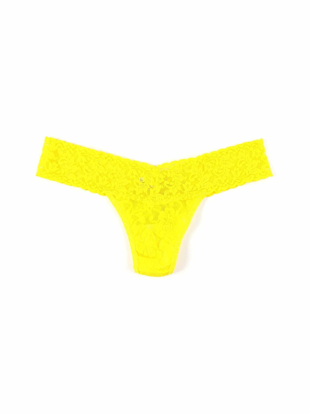 4911® Signature Lace® Low Rise Thong Sunshine Yellow