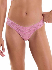 4911® Signature Lace® Low Rise Thong Tea Cake Pink