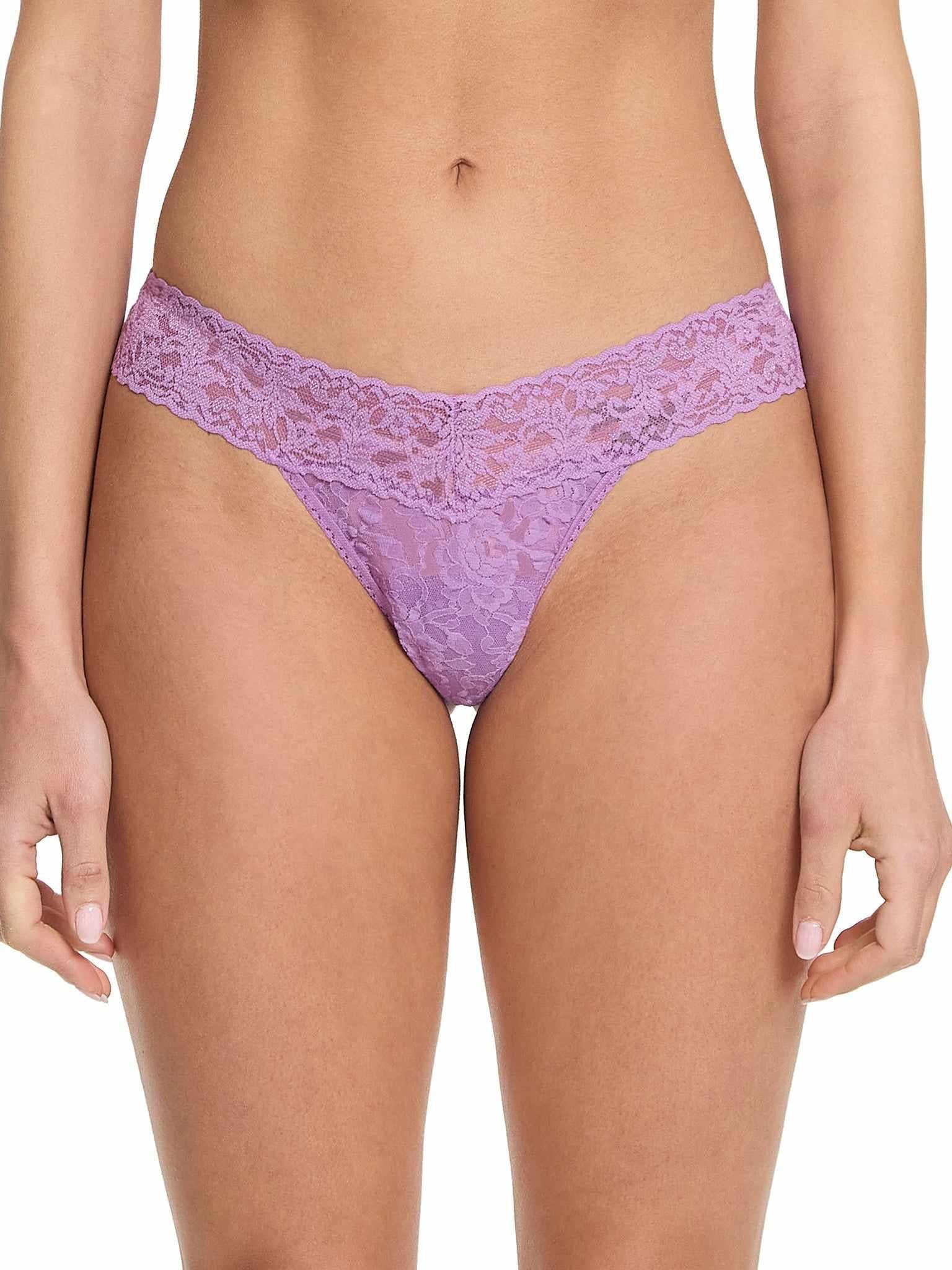 4911® Signature Lace® Low Rise Thong Venus Purple