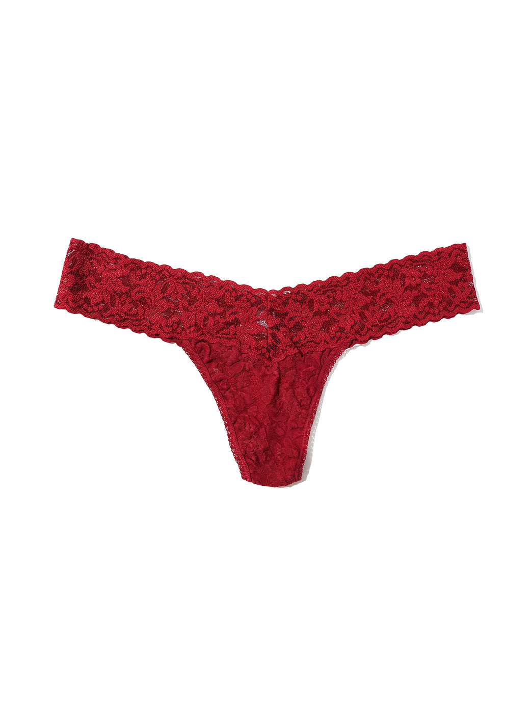 Signature Lace® Low Rise Thong Wild Berries Red