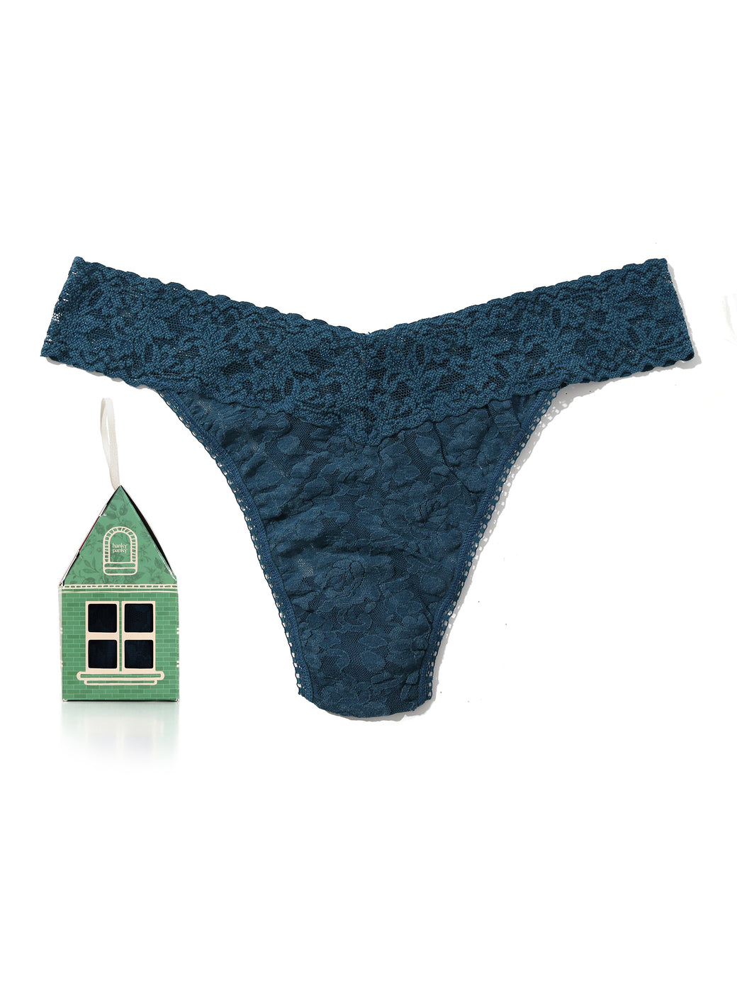 Signature Lace® Original Rise Gingerbread House Deep Waters Blue