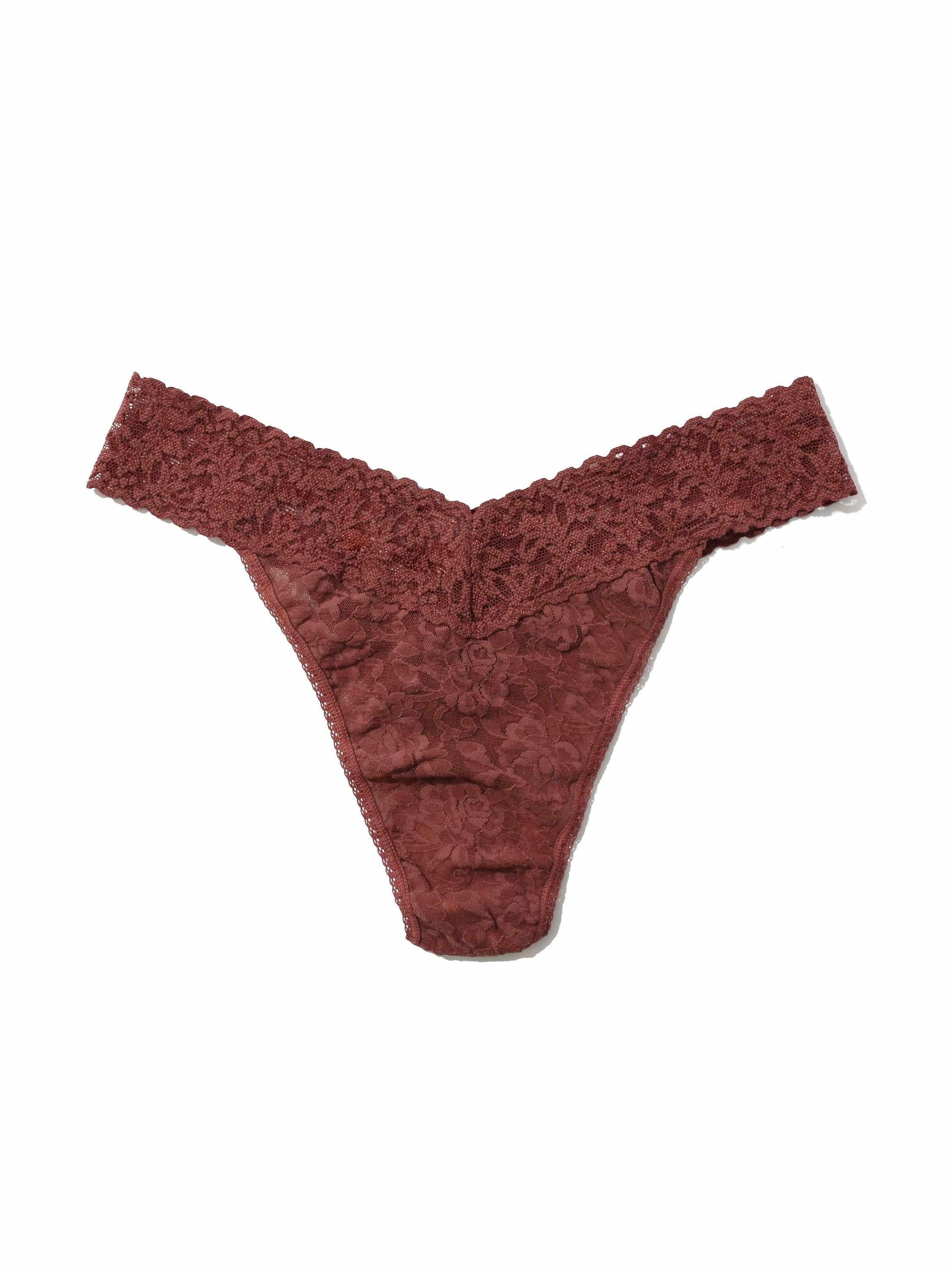 Signature Lace® Original Rise Thong Allspice