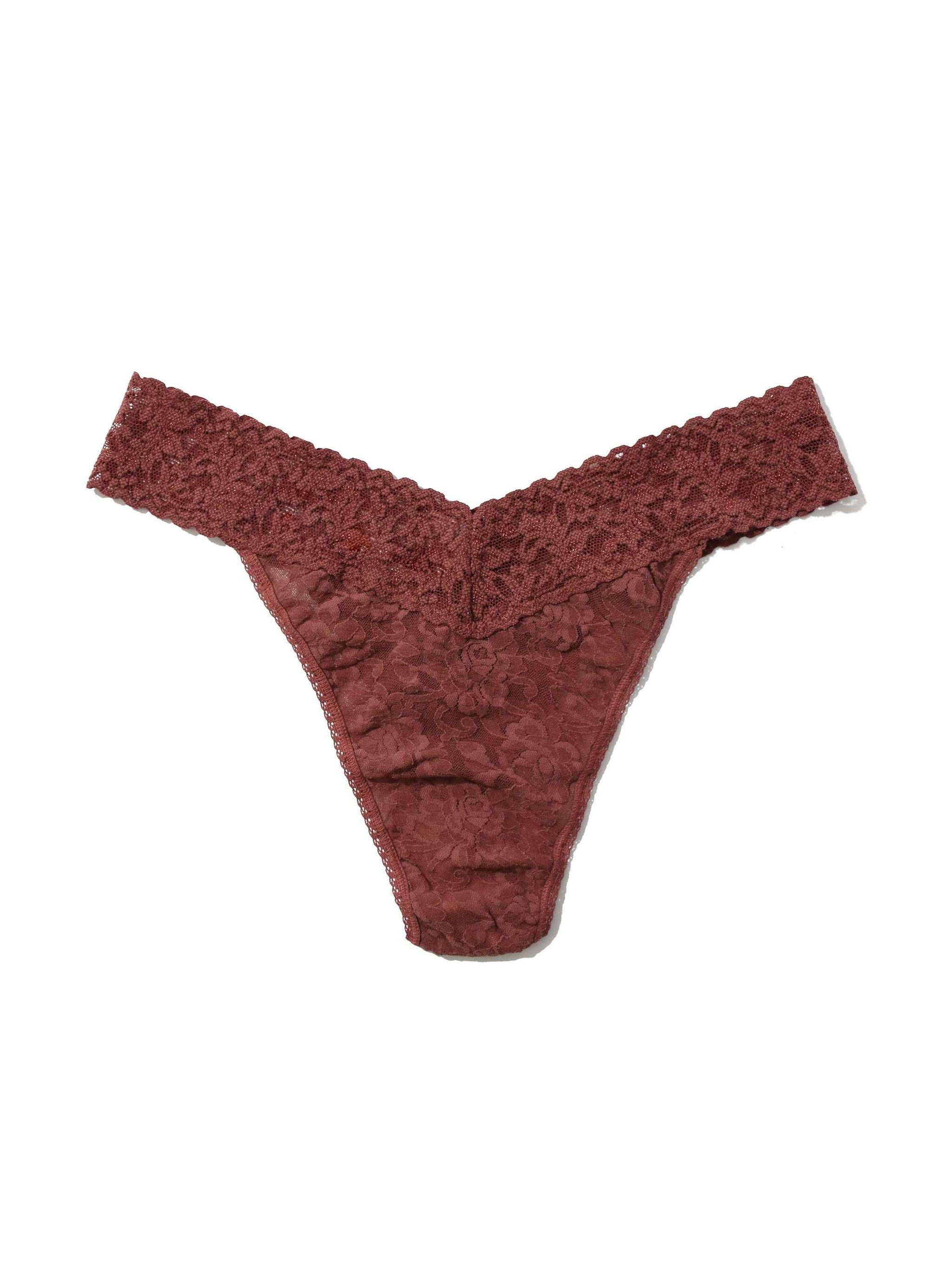 Signature Lace® Original Rise Thong Allspice