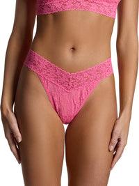 Signature Lace® Original Rise Thong Amused Pink