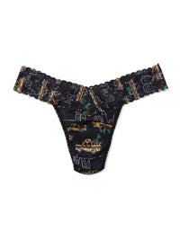 Signature Lace® Original Rise Thong And Saxx Super Soft Vibe Boxer Brief Hail The Holidays - Black Sale