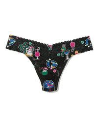 Signature Lace® Original Rise Thong And Saxx Super Soft Vibe Boxer Brief Island Holiday - Black Sale