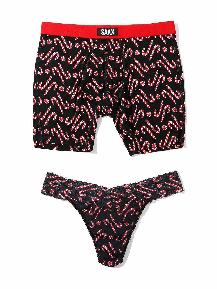 Signature Lace® Original Rise Thong And Saxx Super Soft Vibe Boxer Brief