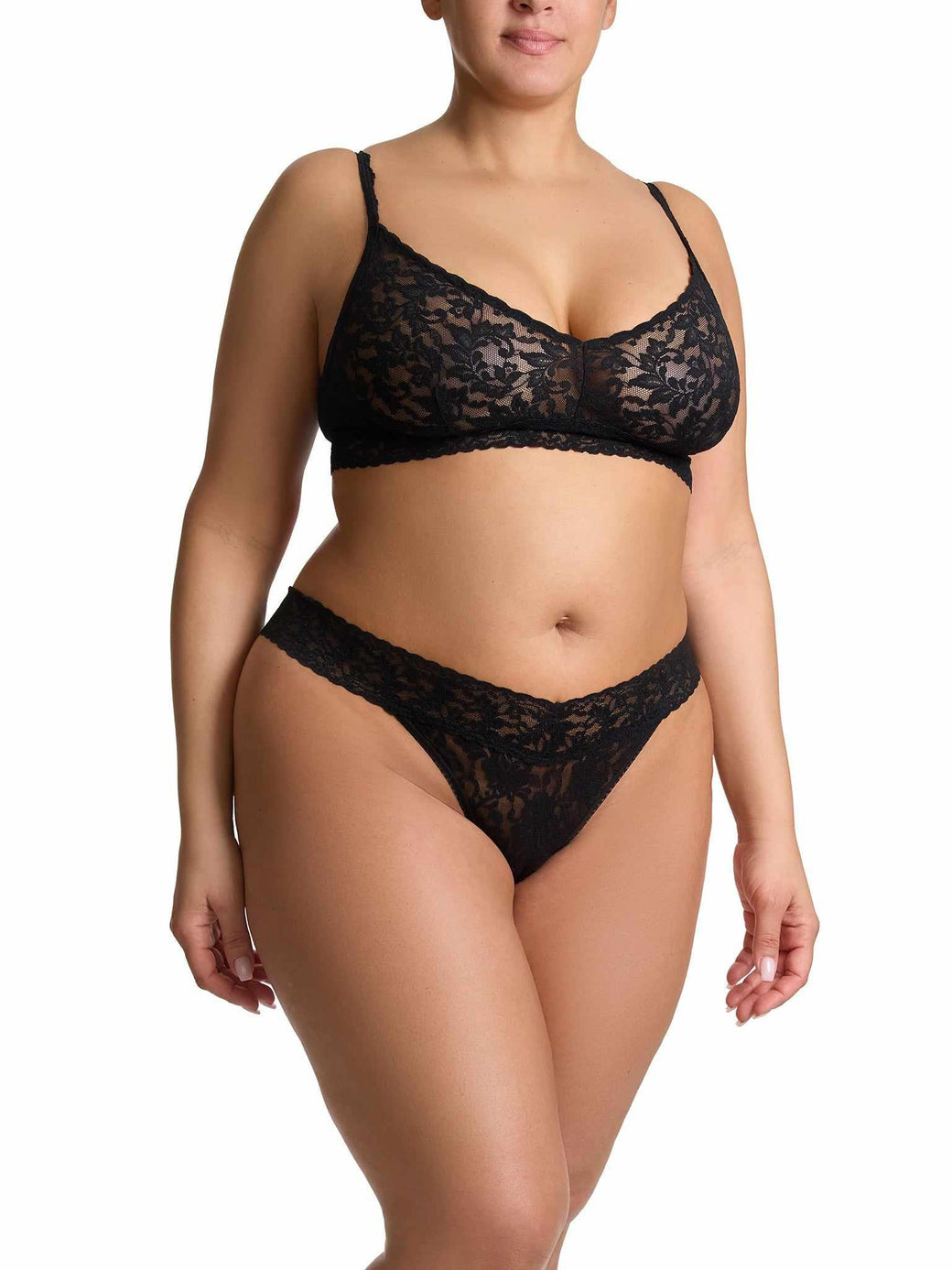 Signature Lace Original Rise Thong Black | Hanky Panky | Hanky Panky Signature Lace Original Rise Thong Black | Hanky Panky | Hanky Panky