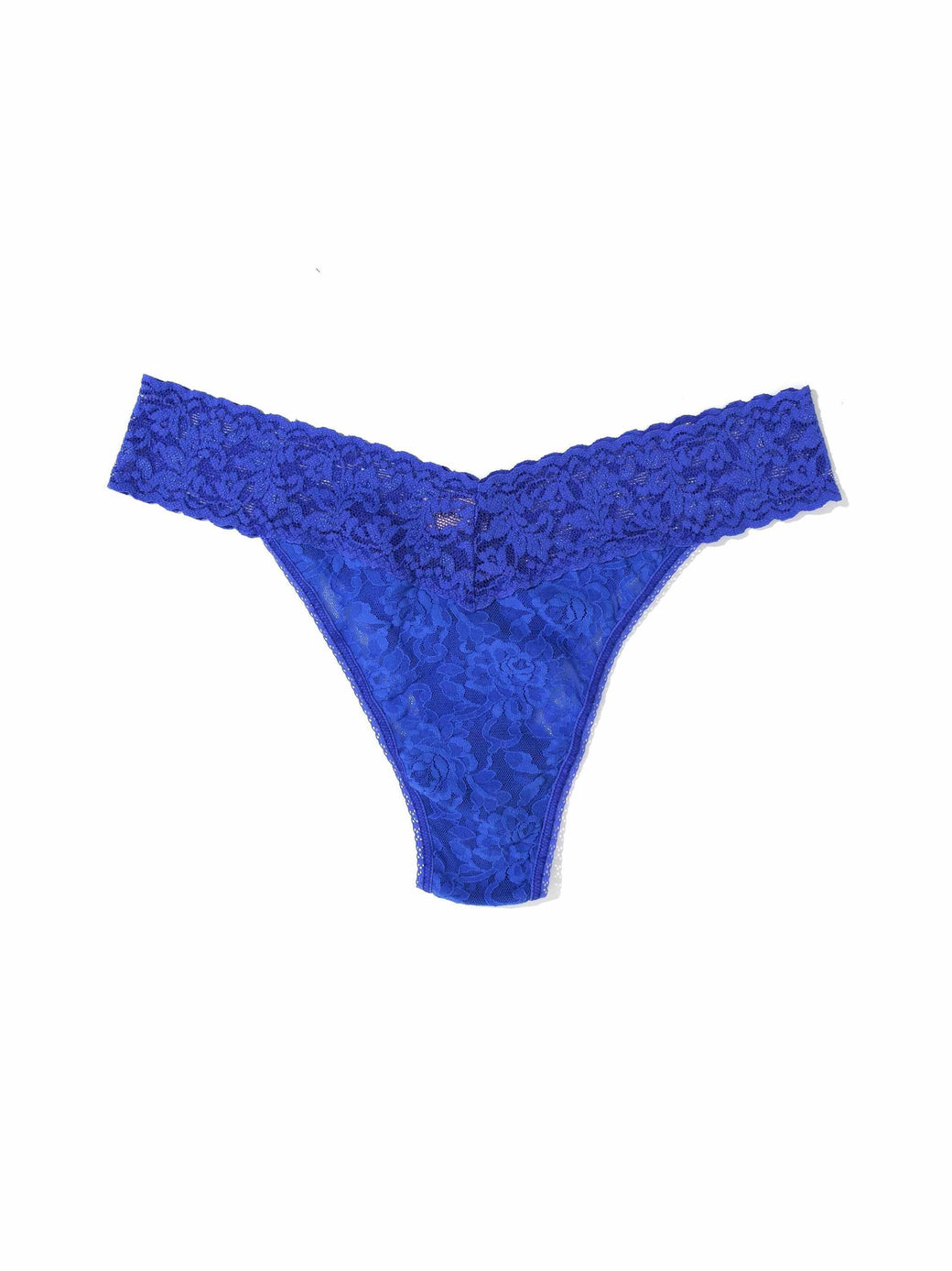 Signature Lace® Original Rise Thong Blue Solace