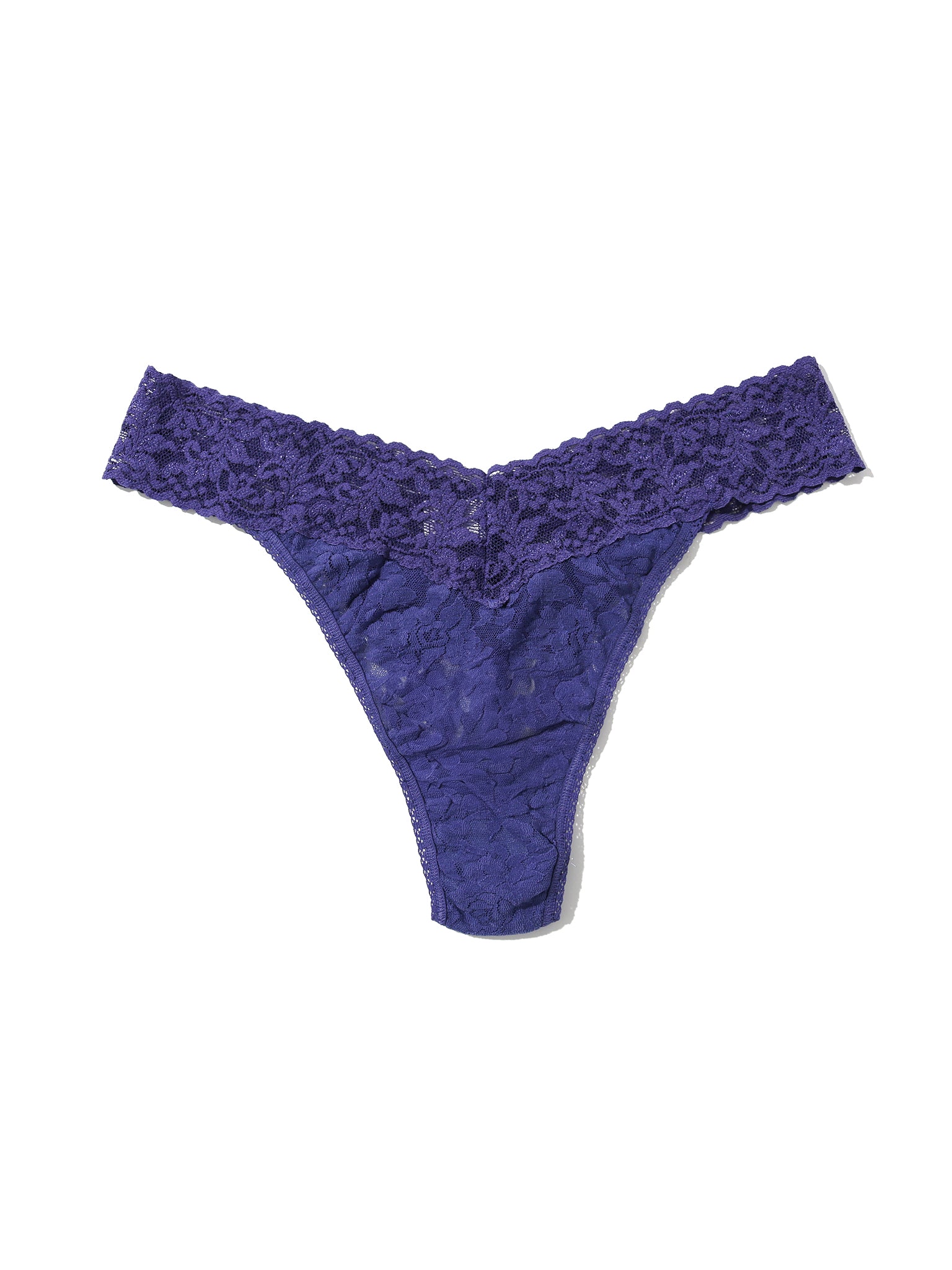Signature Lace® Original Rise Thong Deep Sleep Blue - Black Friday Sale