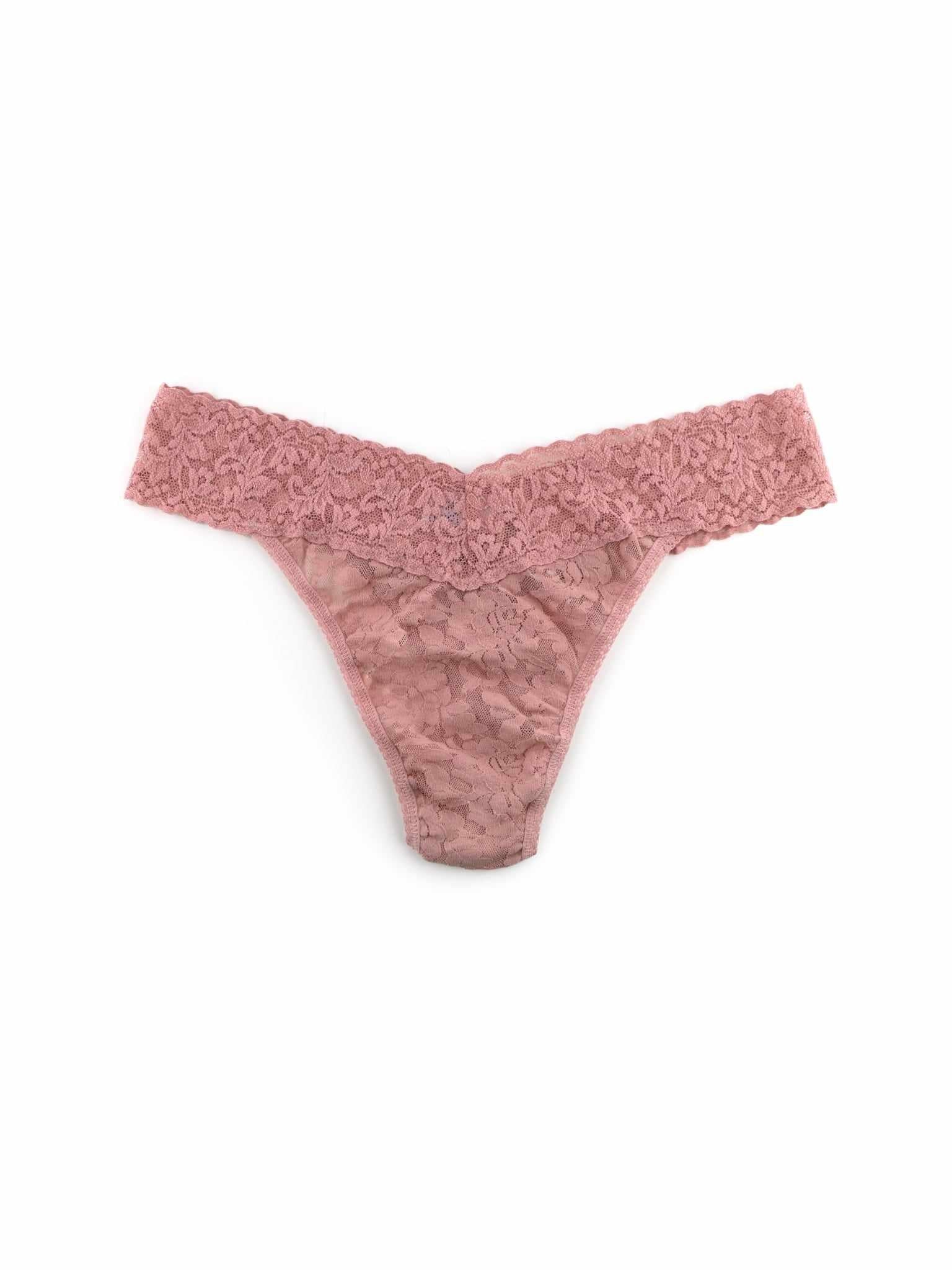 Signature Lace® Original Rise Thong Desert Rose Pink