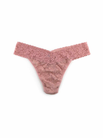 Signature Lace® Original Rise Thong Desert Rose Pink