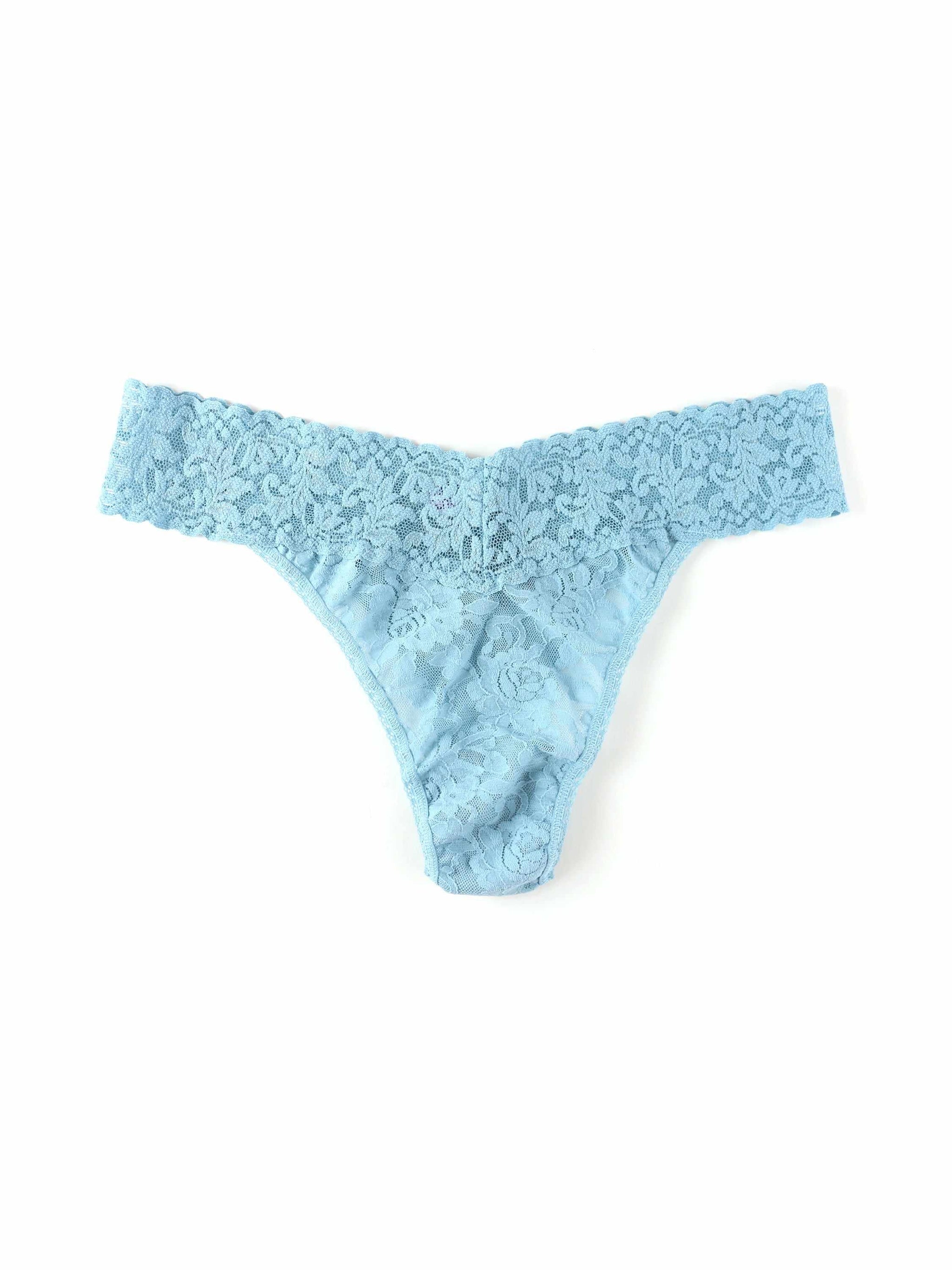 Signature Lace® Original Rise Thong Duck Egg Blue
