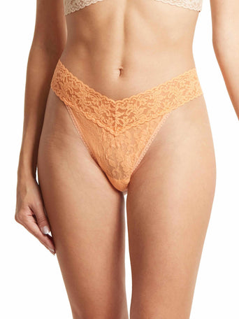 Signature Lace® Original Rise Thong Florence Orange Sale