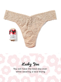 Signature Lace® Original Rise Thong Fortune Cookie Chai