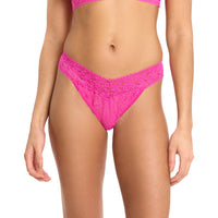 Signature Lace® Original Rise Thong Marmalade Pink