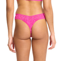 Signature Lace® Original Rise Thong Marmalade Pink