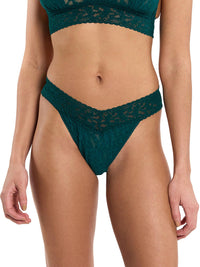 Signature Lace® Original Rise Thong Mountain Green Sale