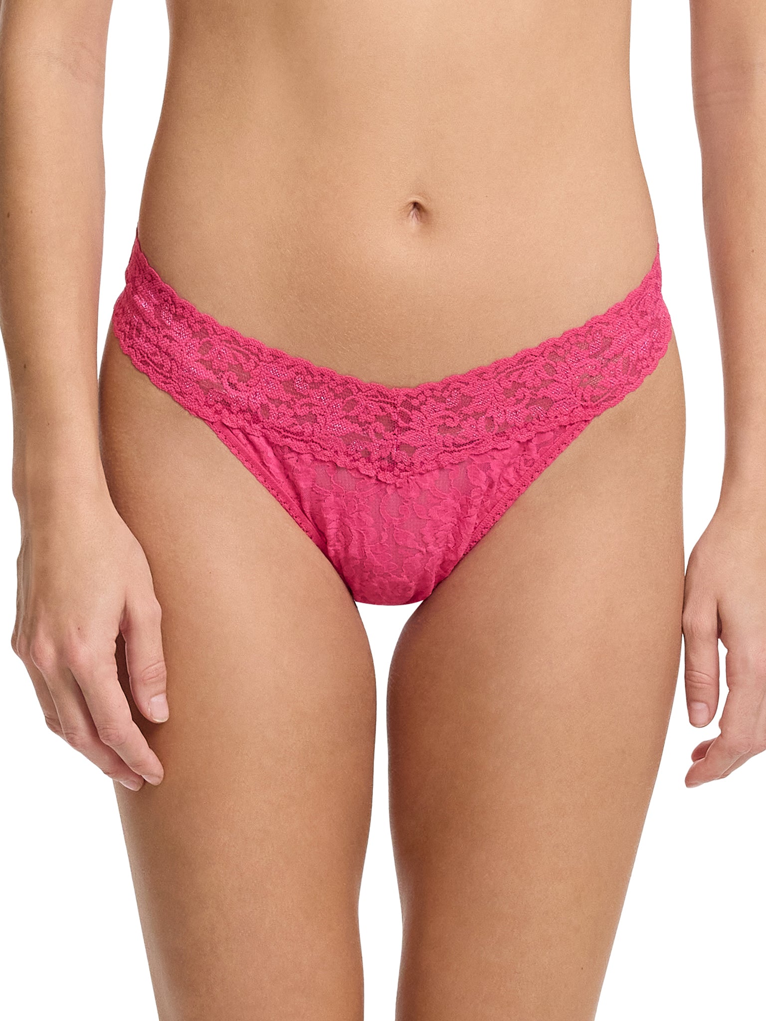 Signature Lace® Original Rise Thong Un-Beet-Able Pink - Black Friday Sale